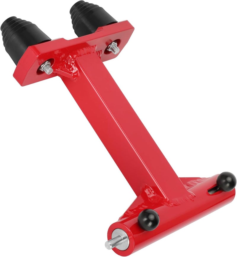 Iridesc 240110 4-Stroke Transom Saver Motor Tote, Compatible with Merc-Y 75/90/115/200/225/250/300HP & V6 175HP Engines, Red, Stainless Steel Frame, Transom Mount - Image 1